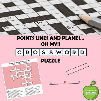 poimts lines planes crossword puzzle