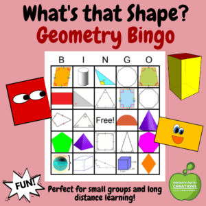 Geometry Shape Bingo