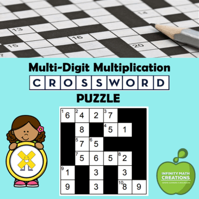 multiplication crossword puzzle