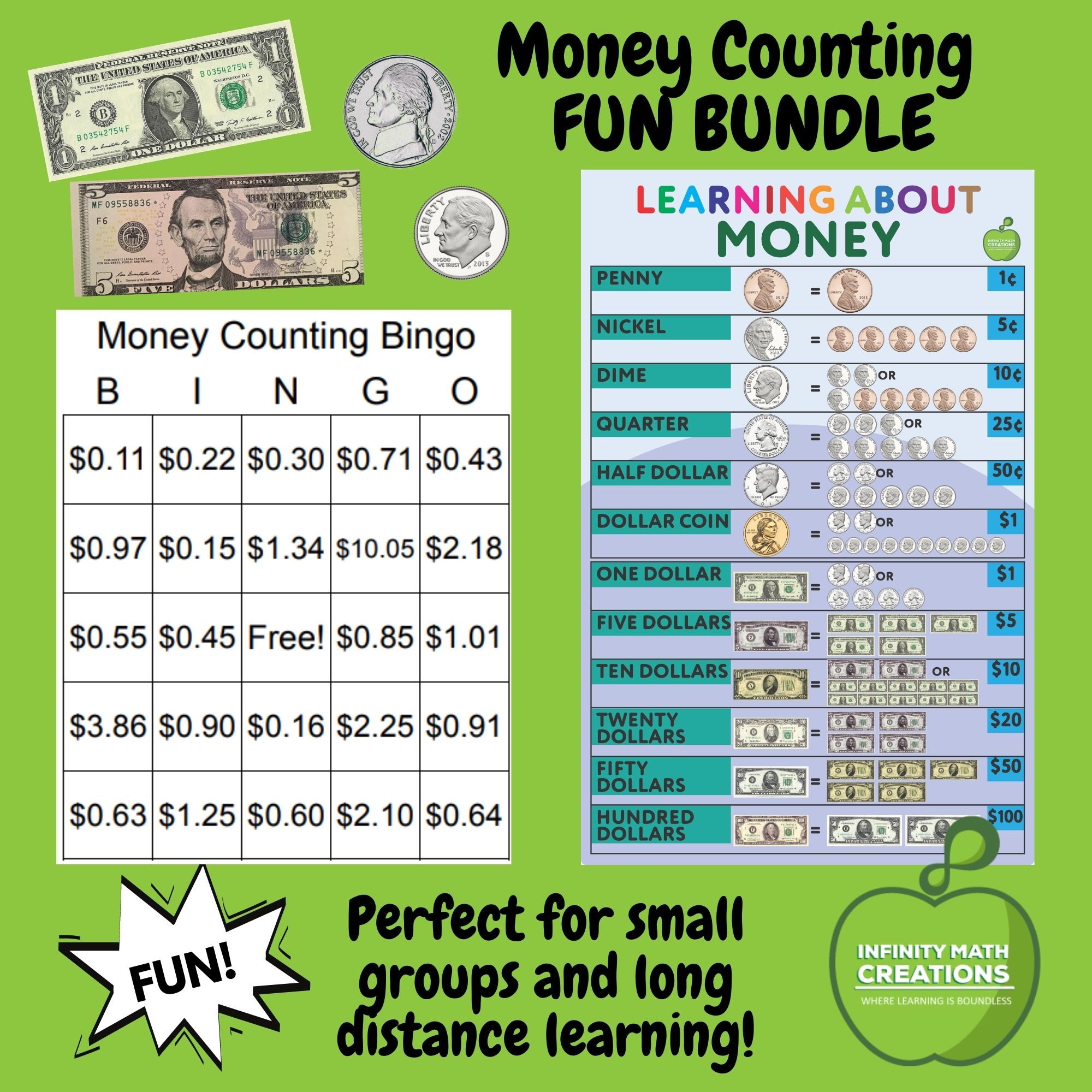 money counting fun bundle